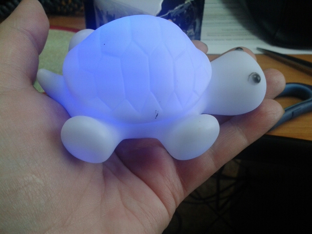 Cute Turtle Night Light LED Night Light Lamp Projector Party Christmas Decoration 7 Colors  Night Lights Led Lamp Free Shipping