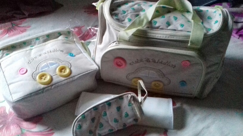 4pcs/set PROMOTION!!!Diaper Bags Designer Maternity Nappy Bags Mummy Baby Bag