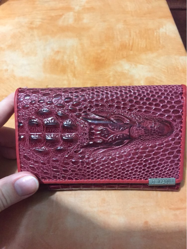 Free shipping leather women mini wallets , Crocodile 3D mini purse wholesale 2014 new fashion woman card holder wallets