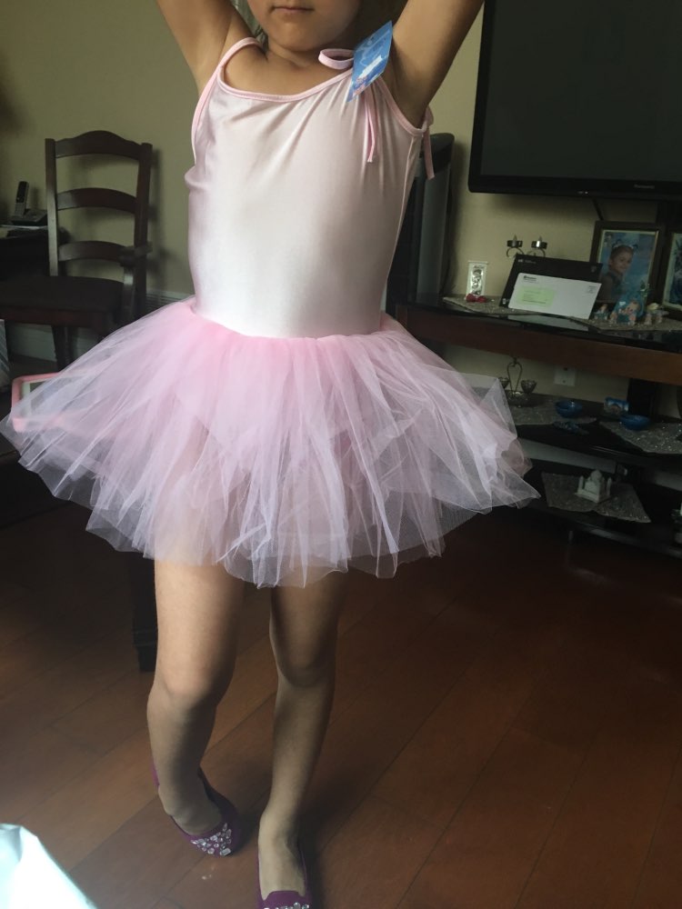 Children dance Tulle Dress Suspender Girl Ballet Dress Fitness Clothing Performance Wear Leotard Costume