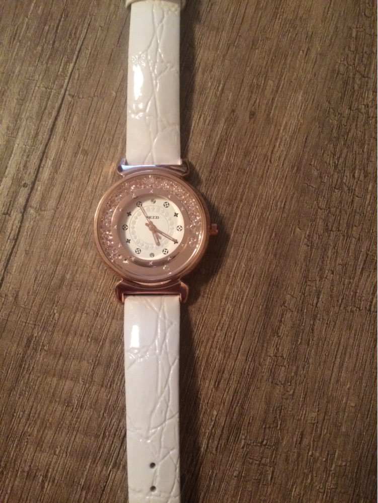 Fashion KEZZI Brand Watch Women Rhinestone Quartz Wristwatch Ladies Leather Strap Watch 5 colors Alloy 