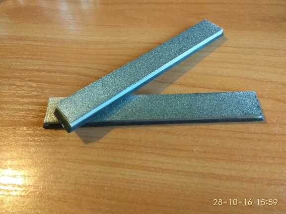 Ruixin Kitchen knife Apex edge sharpener diamond whetstone 150*20*5mm /5.9*0.78*0.2inch 200# 500# 800 Grit  same as Ganzon stone