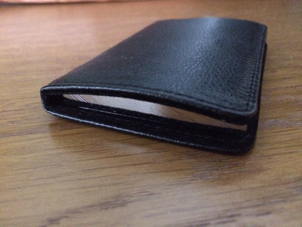 Brand Men Genuine leather Business Card Holder Card Case Card & ID Holders Men wallets clutch Credit Card Holder
