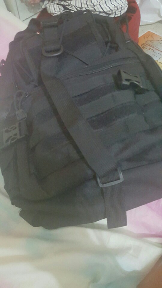 Men 600D Nylon Military Travel Riding Cross Body Messenger Shoulder Back pack Sling Chest Waterproof Bag
