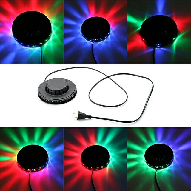 Portable multi UFO LED music Laser Stage Lighting Adjustment Party Wedding Club Projector light US or EU plug