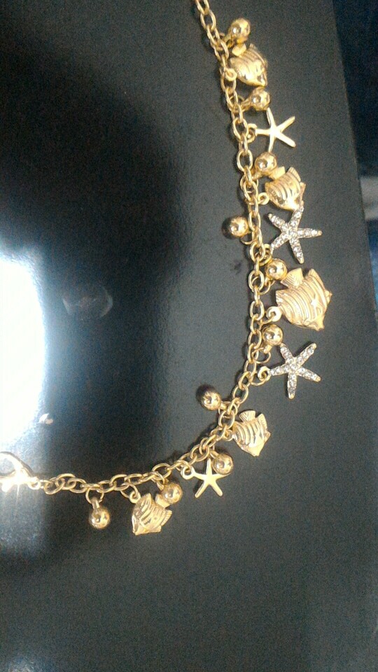 Fashion Heart Beetle Charm Bracelets Bangles For Women Real Gold Plated Bracelet Austrian Crystal Chain Pulseras SBR140221
