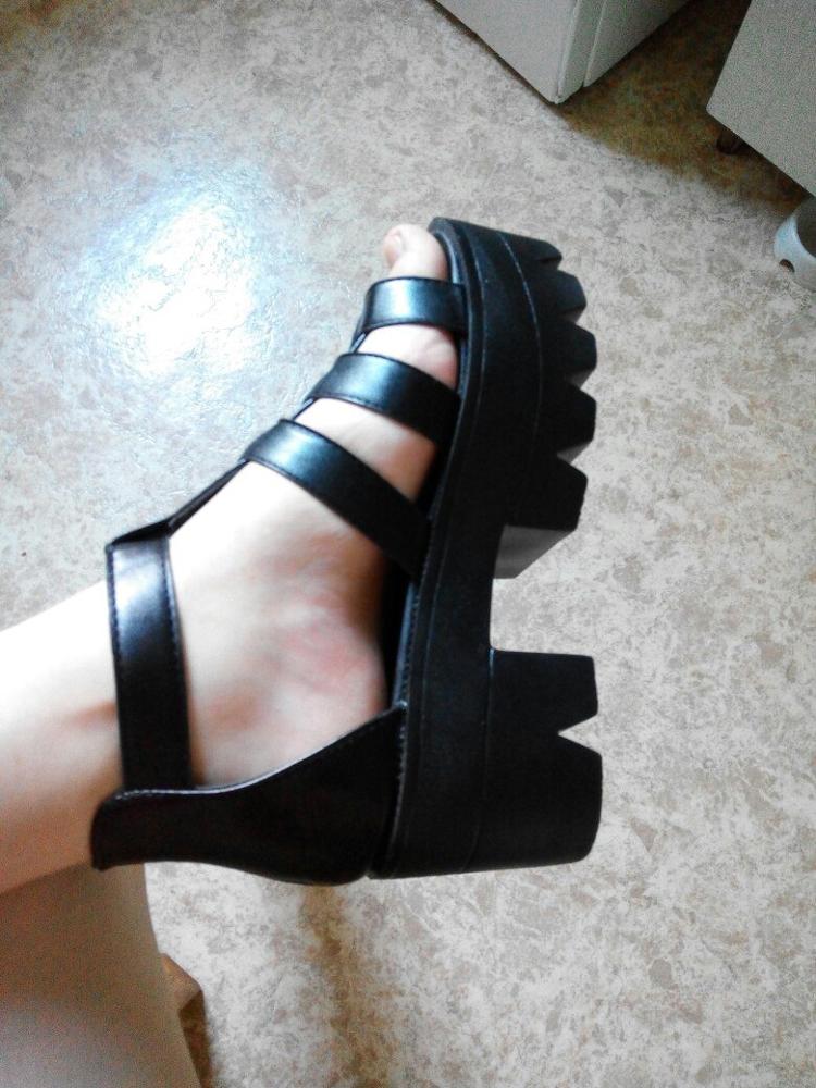HEE GRAND 2016 Korean Women Platform Shoes Gladiator Woman Sandals Summer Hollow Out Weave Ladies Sandal XWZ939