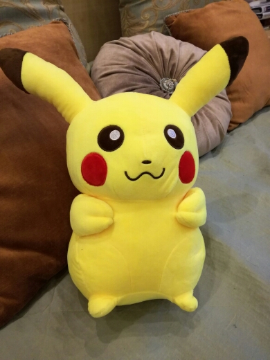 45cm stuffed pikachu plush toy pocket monster anime kawaii pikachu pillow doll kids christmas gift,pokemon toys for children