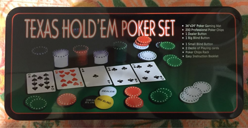 New Year - Bargain set! TAX FREE! Poker Chips Set - 200pcs Poker chips&table cloth&Dealer Blinds&Playing cards