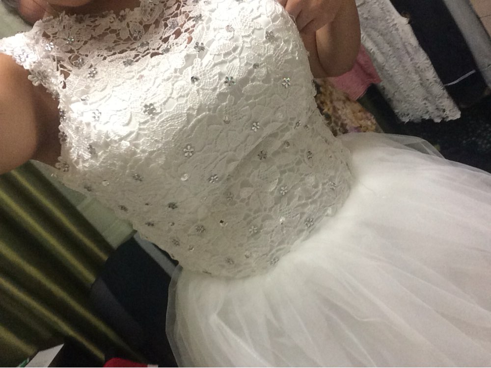 Custom Size Romantic Lace Wedding Dress 2016 Fashionable Short Bride Gowns Cheap Bridal Dresses vestidos de novia WD121