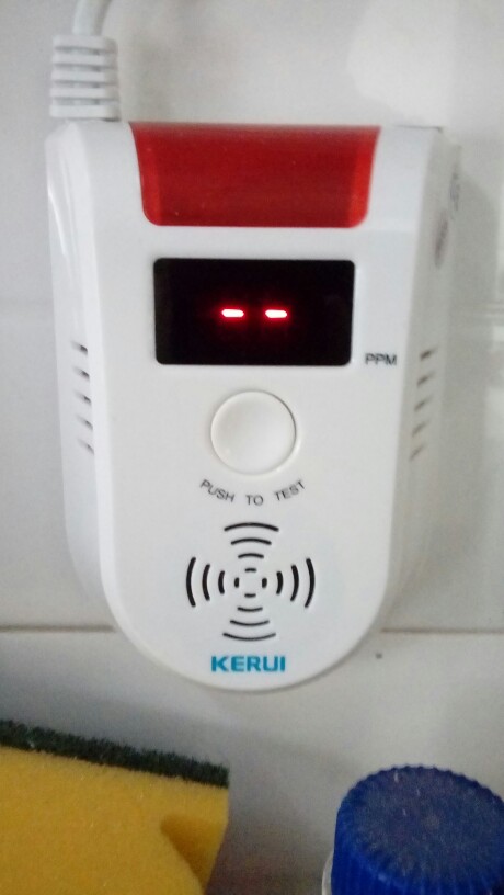 Wireless Digital LED Display Combustible Gas Detector For Home Alarm System personal safe Flash Gas sensor for personal Security