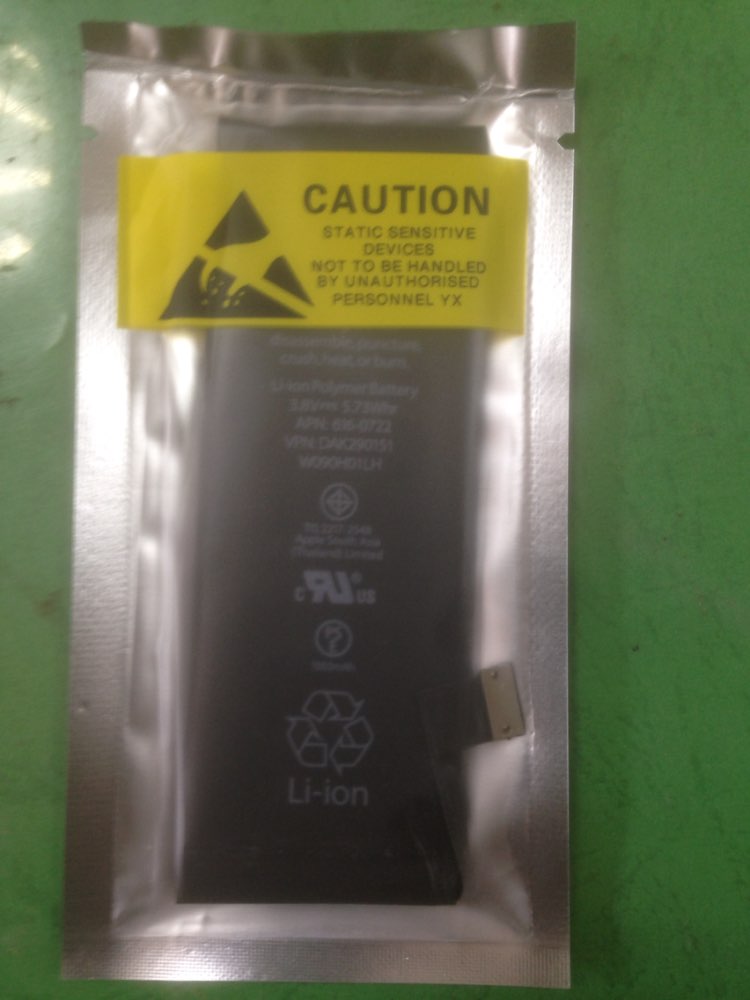 10pcs 1560mAh Cell Phone Battery Li-ion Battery 3.8V Replacement Battery For Apple iPhone 5S Battery
