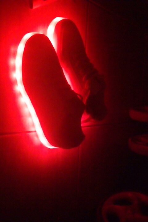 New 2016 8 Colors LED Luminous Shoes Unisex Led Shoes for Adults Men&Women Glowing Shoes USB Charging Light chaussure lumineuse