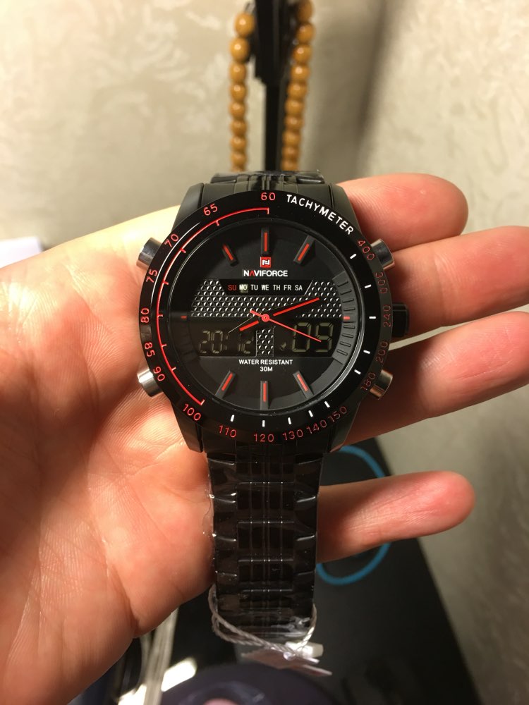 Luxury Brand Waterprrof Men's Watches Full Steel Quartz Analog Digital LED Army Military Sport Watch Male Relogios Masculinos