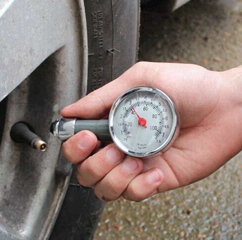 DSYCAR Metal Car tire pressure gauge AUTO air pressure meter tester diagnostic tool second hand car repair test high precision