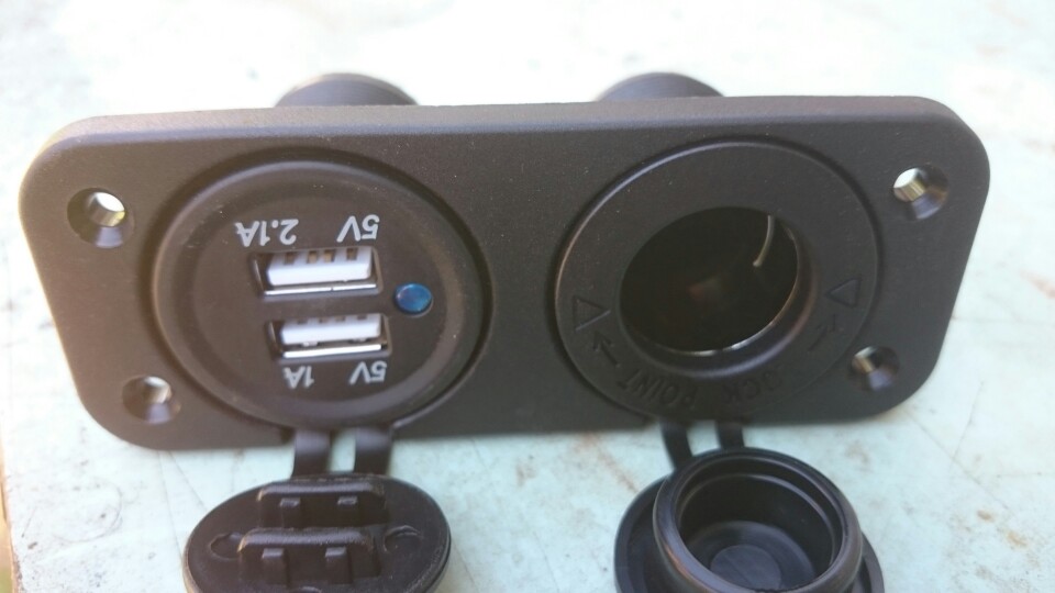 Black Dual Car Cigarette Lighter Socket Splitter 12V Charger USB Power Adapter new