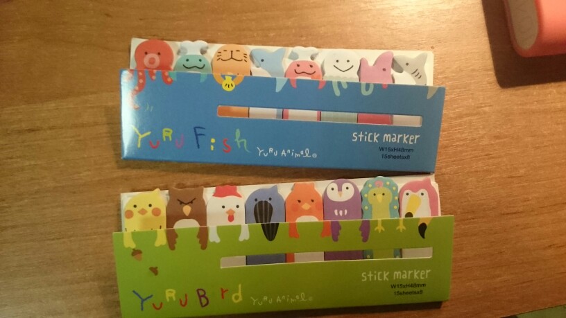 1PC/lot  Cartoon animals sticky note Post it stick & memo paper bookmark stationery office School supplies message post / retail