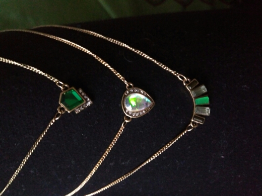 Multilayer Indian Hot Sale Designer Jewelry Summer Tide All Match Imitation Emerald Necklaces & Pendants