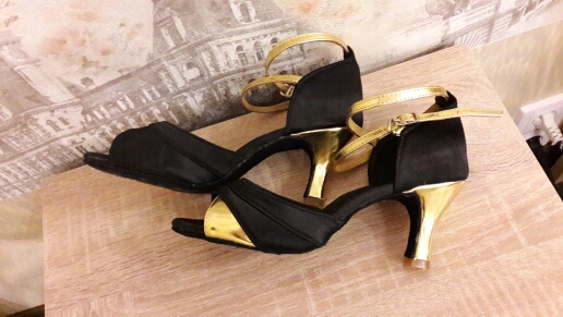 High Quality Women's Girl's Sandals Satin Glitter PU 7CM/5CM Heel Salsa/Ballroom/Latin Dance Shoes (More colors) Sale Promotion
