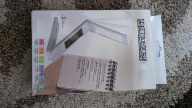 Dimmable LED Desk Lamps Foldable Rechargable Reading Table Lamp Light Touch Control Calendar Alarm Clock Temperature Lamp