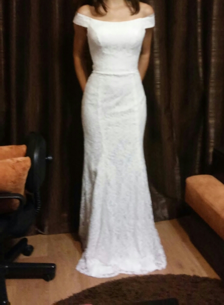 Hot Sale Sexy Lace Wedding Dresses Elegant Mermaid Off Shoulder Appliques Beaded White Ivory vestido de noiva