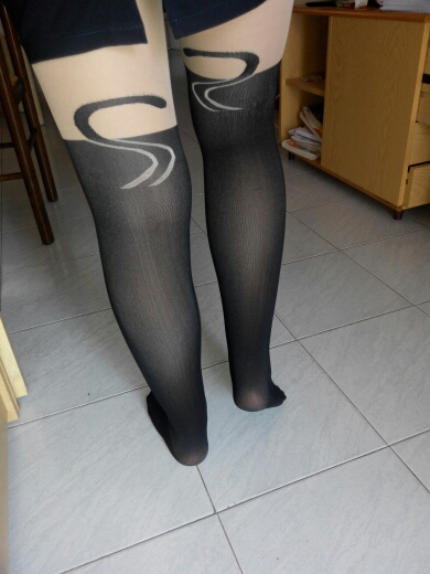 Hot sale! Fashion Gifts Fashion New Women Silk Stockings Pantyhose Ribbed Over Cute Cat Rabbit Sexy Slim Tights  JS0015