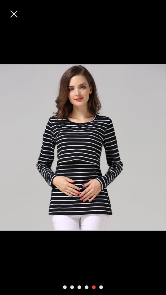 Emotion Moms Long sleeve Maternity clothes maternity shirt Breastfeeding Tops Nursing Top pregnancy clothes for Pregnant Women
