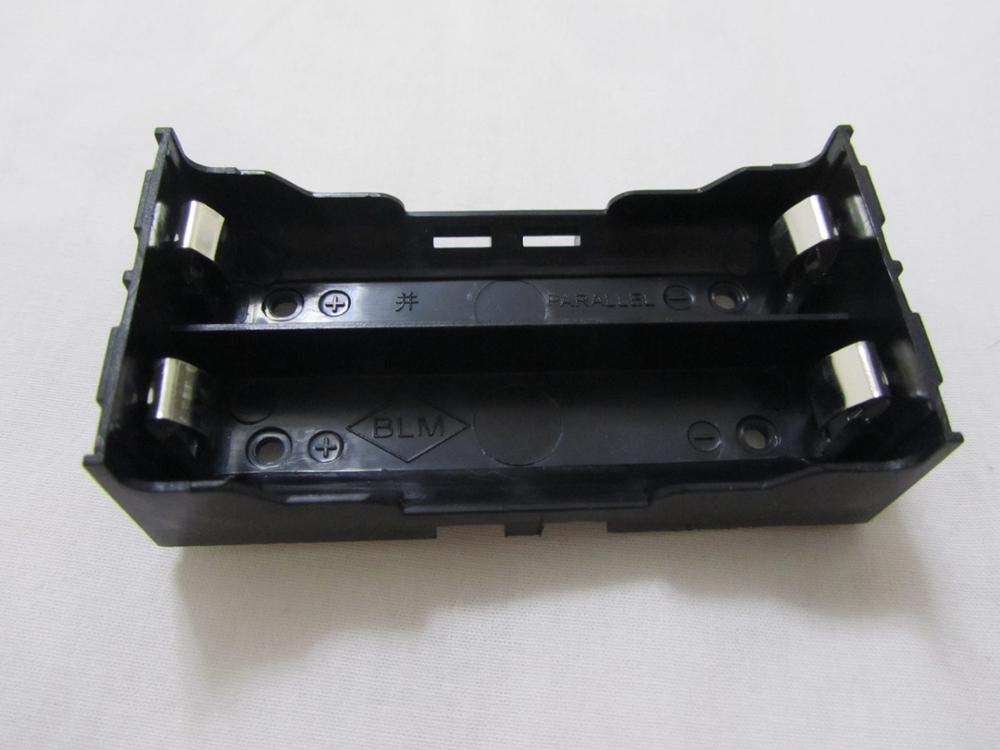High Quality Plastic DIY Lithium Battery Box Battery Holder with Pin Suitable for 2 * 18650 (3.7V-7.4V) Lithium Battery Case