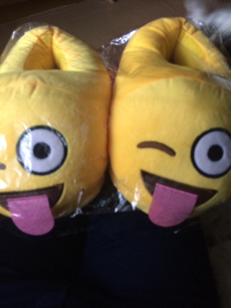 Emoji Slippers Cartoon Plush Slipper Home With The Full Expression  Women Slippers Winter House Shoes