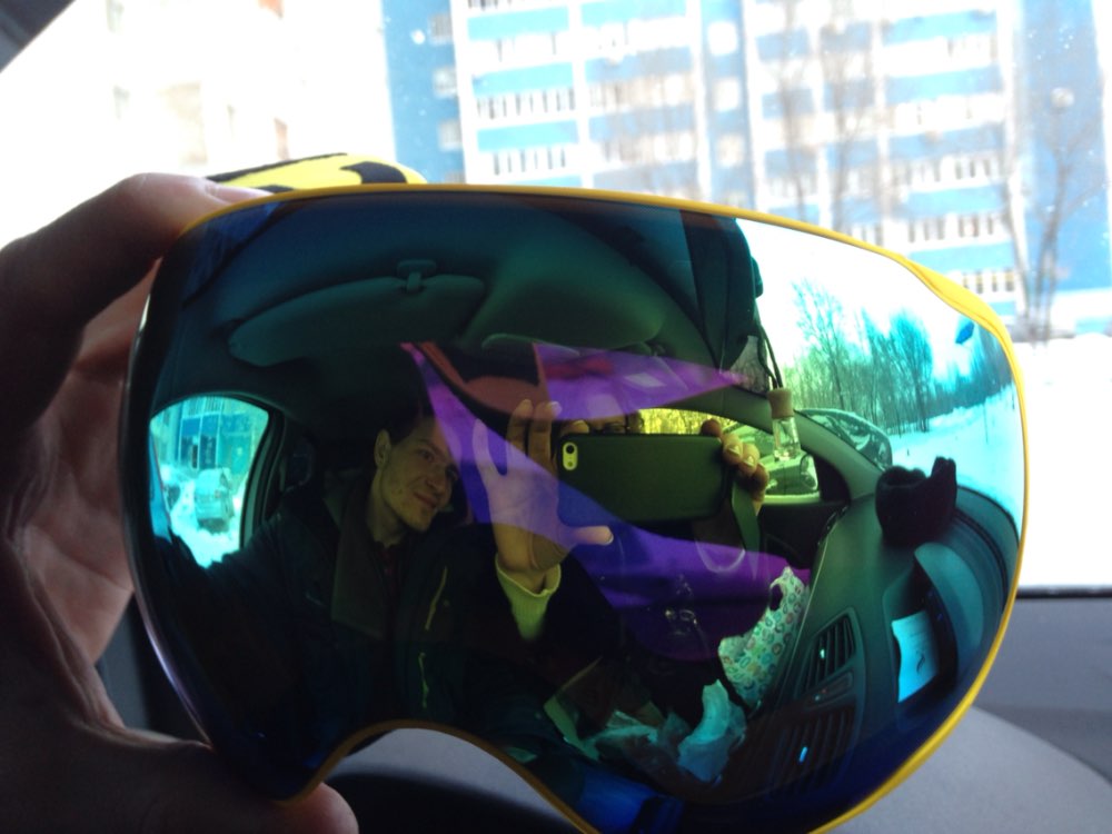 Benice New Design Ski Goggle Snow Glasses /UV- Protection Multi-Color double anti-fog lens Snowboard Skiing Goggle with free bag