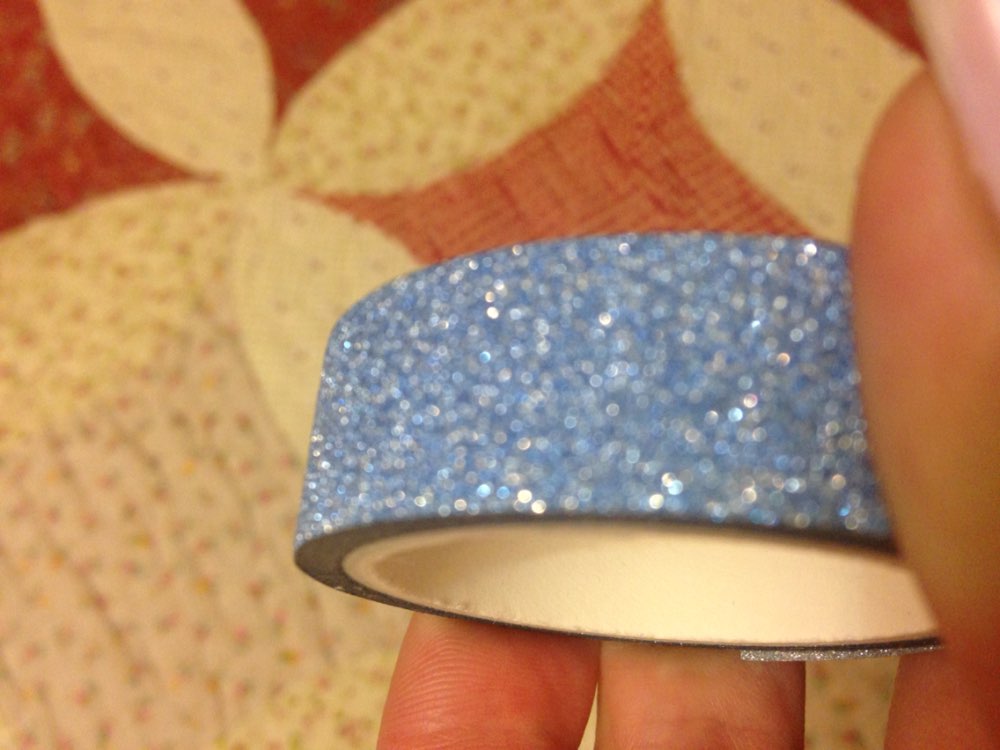 17 colors Hot sales 4M Glitter Washi Sticky Paper Masking Adhesive Tape Label Craft Decorative DIY