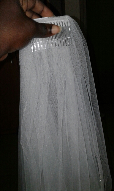 2016 Wedding Veils Wedding Bridal Veil 2 Layer Handmade Beaded Crescent edge Bridal Accessories Veil White and Ivory color