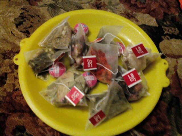 Mint jasmine tea Pyramid tea bags Refreshing and comfortable Free Shipping Afternoon Beauty Tea 3g/bag Scented tea CB1