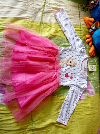 Summer Baby Girl Dress Princess Vestidos Fever 2 Anna Elsa Dress Birthday Party Dress Children Clothing For Kids Costume