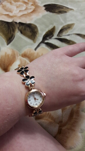 New Design Lovely Daisies Flower Women's Watch Rose Gold Bracelet Wrist Wacth Girls Ladies Dress Watches Clocks relogio feminino