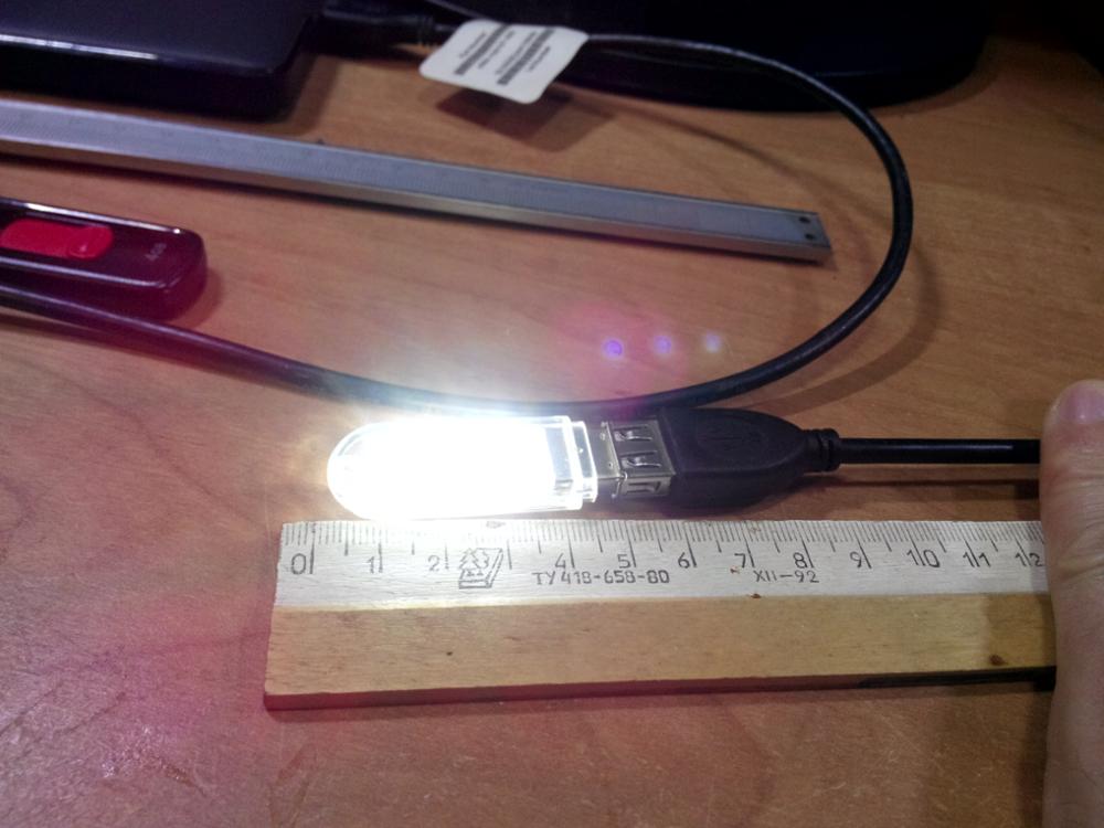1Pcs New Mini 3 LEDs 5730 SMD LED USB  lamp Book lights Camping Bulb Nightlight For PC Laptops Notebook Reading Night light