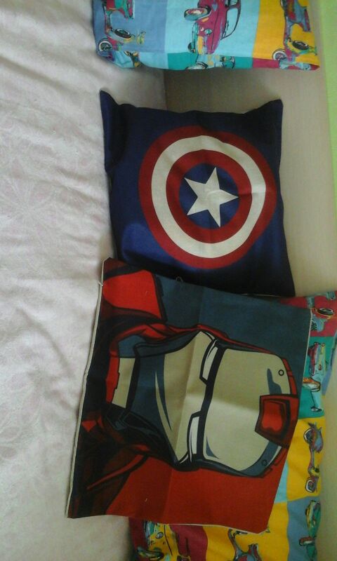 Superhero Avengers Supe cotton Linen cushion cover  cushions  for Sofas coffee shop office car home decor Throw Pillow Case