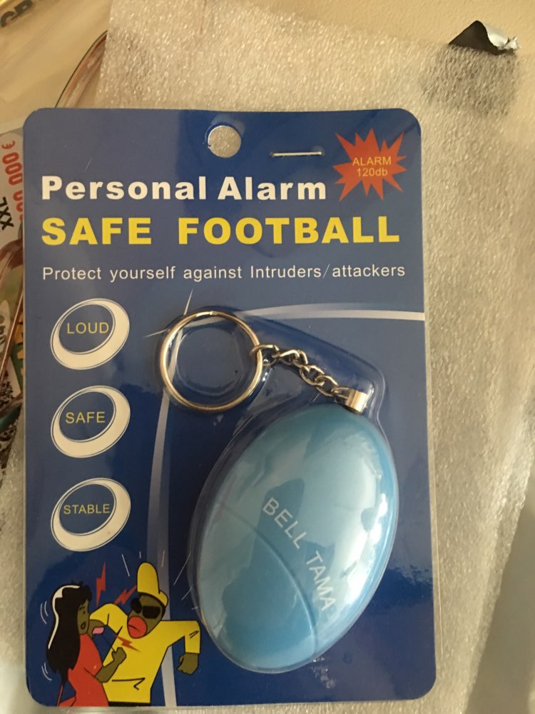 Self Defense Alarm Egg Shape Girl Women Anti-Attack Anti-Rape Security Protect Alert Personal Safety Scream Loud Keychain Alarm