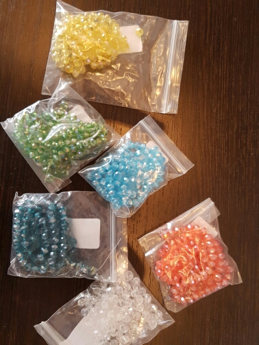New! AB Color 6MM 100piece/lot Rondelle Glass Crystal Stand Beads Free Shipping Wholesale