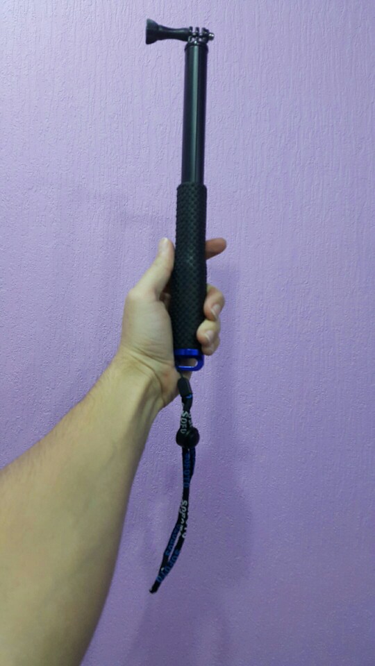 36 inch For SP POV Pole Extendable Self Selfie Stick Handheld Monopod Dive Since for Gopro Hero 4 3+ 3 2 sj4000 Sport Camera