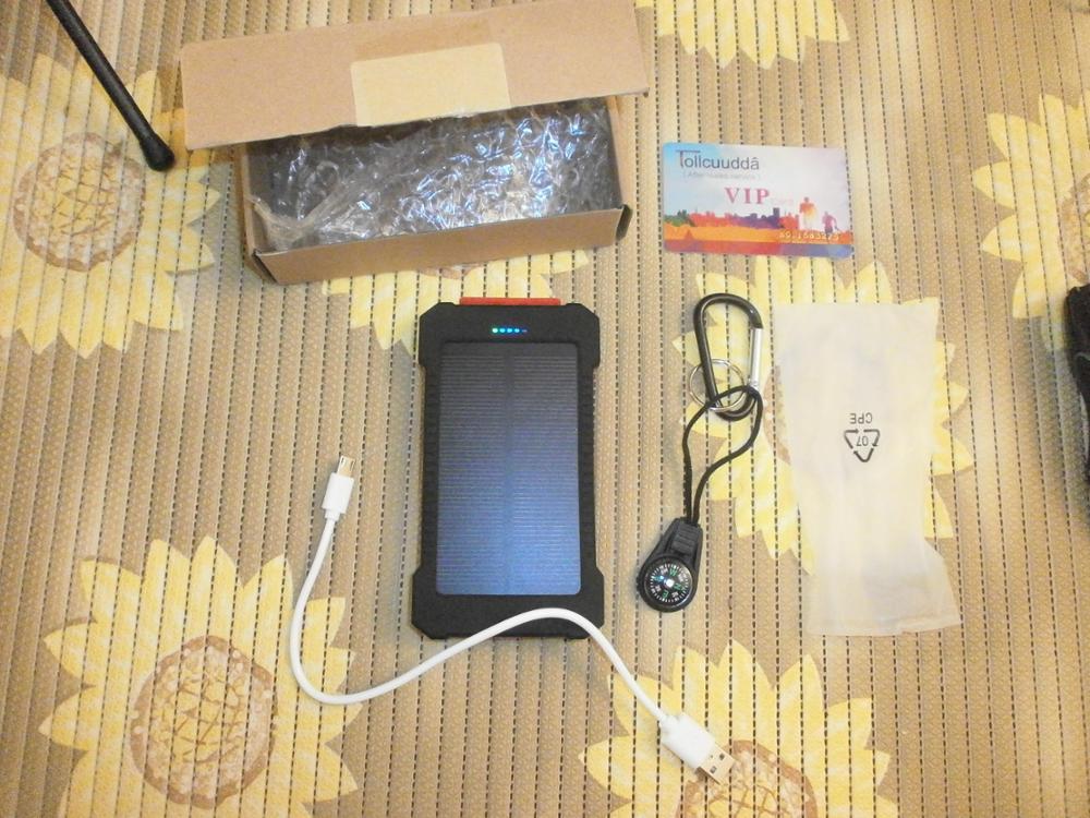 Tollcuudda Phone External Battery Power Pover Bank Solar Portable Usb Charger Mobile Powerbank Cargador For Iphone Xiaomi Mi