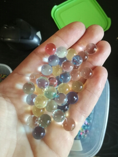 10000pcs/packet 9-13mm colored orbeez soft crystal water paintball nerf gun bullet grow water beads grow balls water gun toys