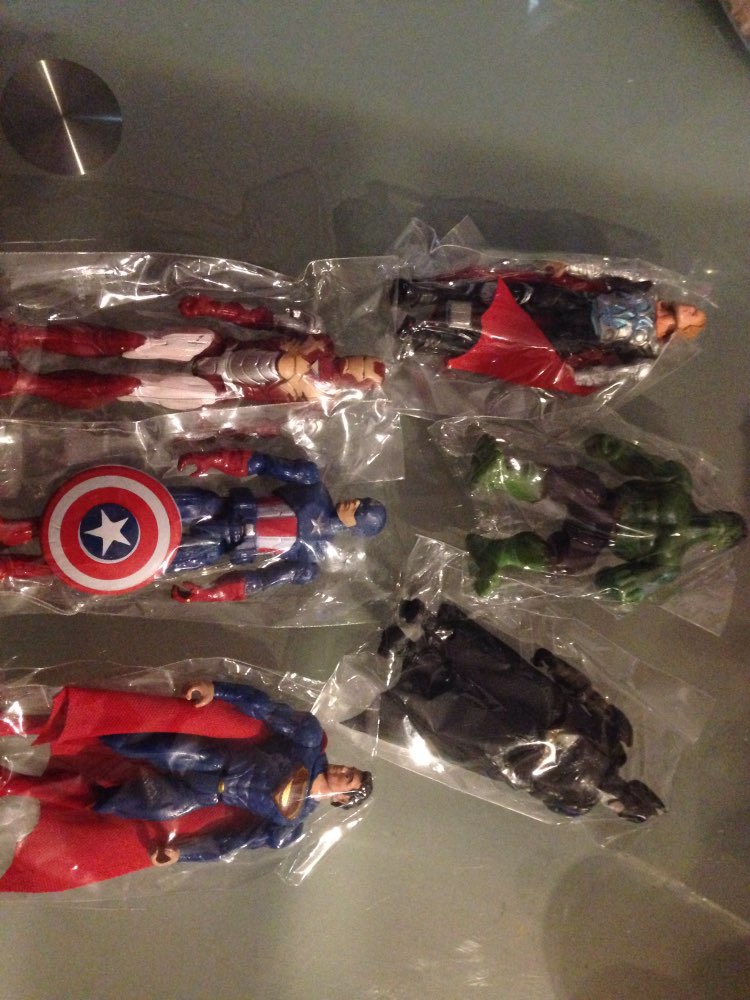 The Avengers superhero figures toy doll baby Hulk, Captain America Superman Batman Thor Iron Man Free Shipping