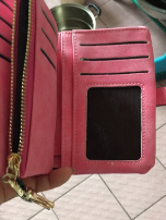 BVLRIGA Nubuck leather Women wallets famous brand Short purses bag high quality money clip tassel casual designer zipper clutch