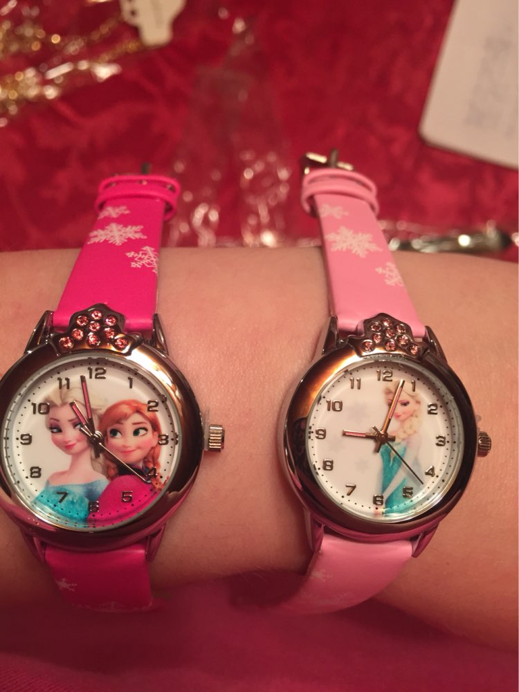 K1128 Fashion KEZZI Brand Leather Strap Wristwatch Student Casual Quartz Watch For Girl Boy.Relogios Lovely Cartoon Watch Clocks