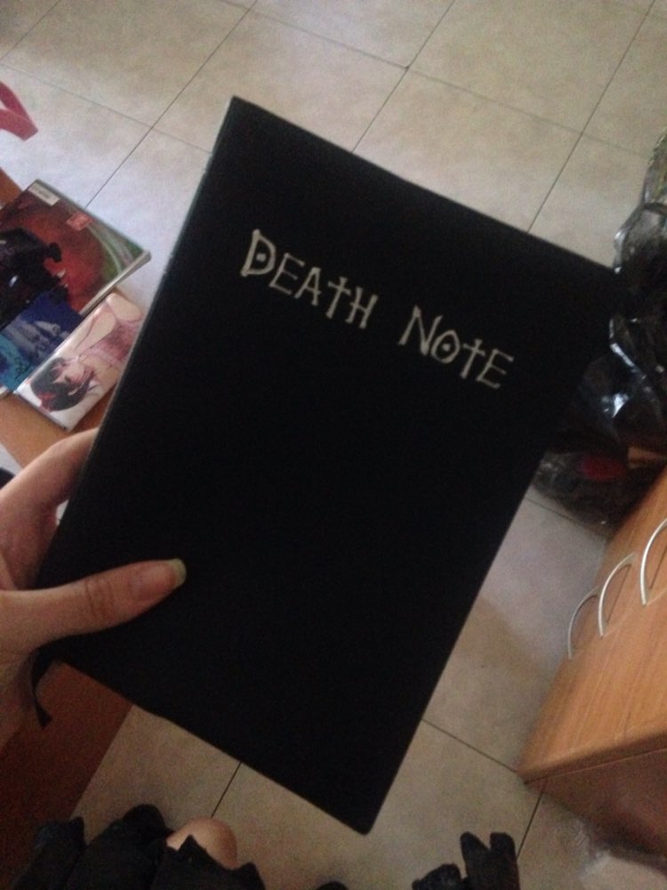 Brand New Cosplay Note Book Death Note Notebook & Feather Pen Writing Journal Death Note Poster School and Office Supplies