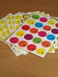 Simingyou 2016 Stickers 10pcs/Lot Children Emoji Smiling Face Stickers School Teacher Praise Class Stickers Toys For Children