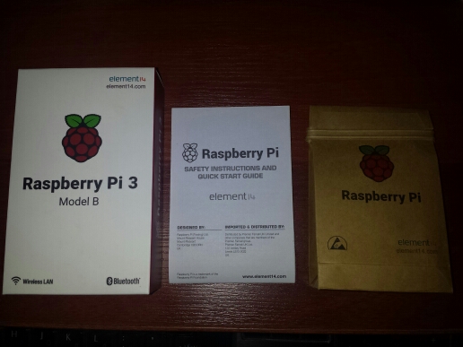 Raspberry Pi 3 Model B Board 1GB LPDDR2 BCM2837 Quad-Core Ras PI3 B,PI 3B,PI 3 B with WiFi&Bluetooth 2016 New(Element14 Version)