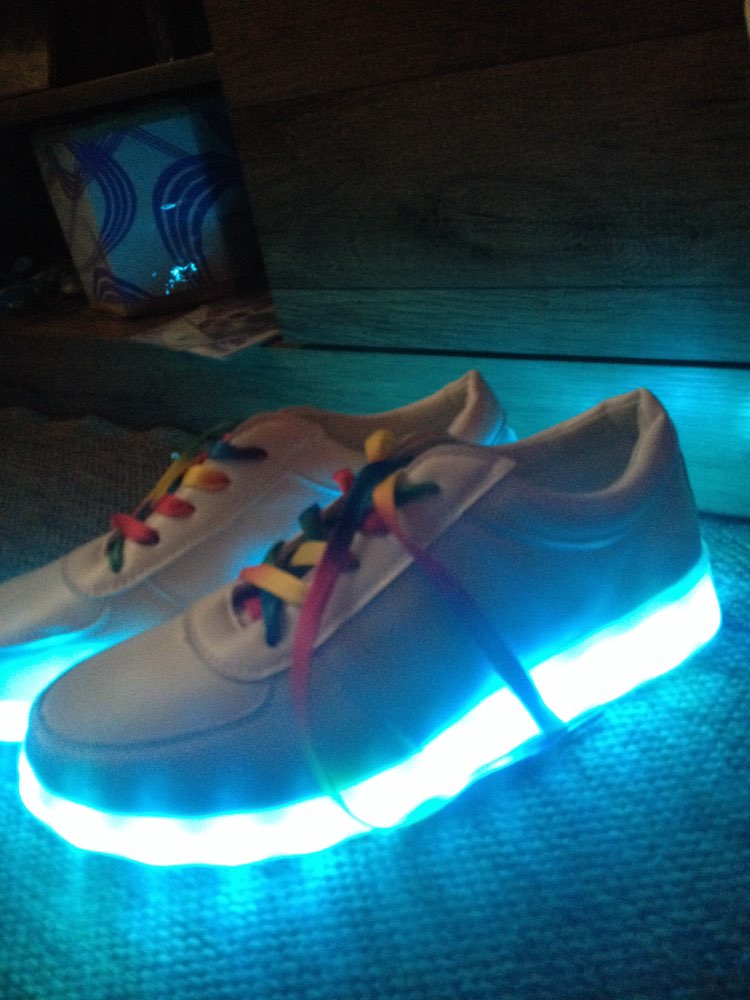 2016 New 7 Colors Luminous Led Light Shoe Men Women Fashion USB Rechargeable Light Led Shoes For Adults Casual Shoes Size 35-46