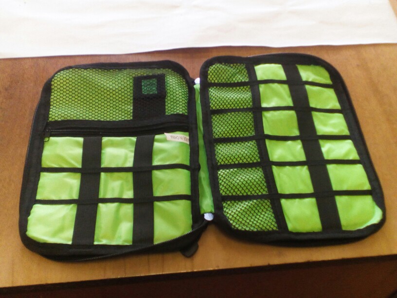 Organizer System Kit Case Storage Bag Digital Gadget Devices USB Cable Earphone Pen Travel Insert Portable